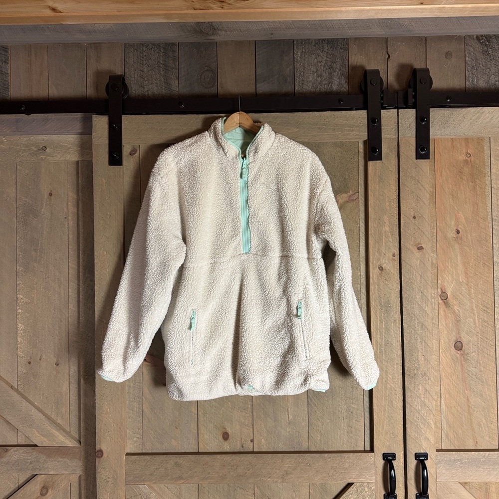 Chubbies reversible pullover jacket - mint green … - image 9